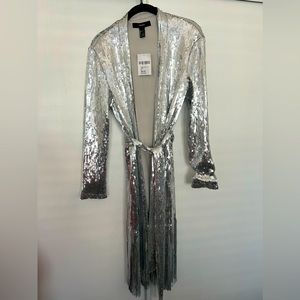 Silver Sequin Jacket/dress